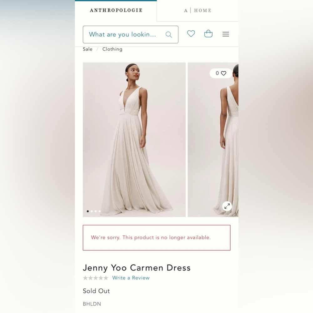 NWT BHLDN x JENNY YOO •RARE• Carmen Shimmer Maxi Dress Size 6 - Picture 6 of 16